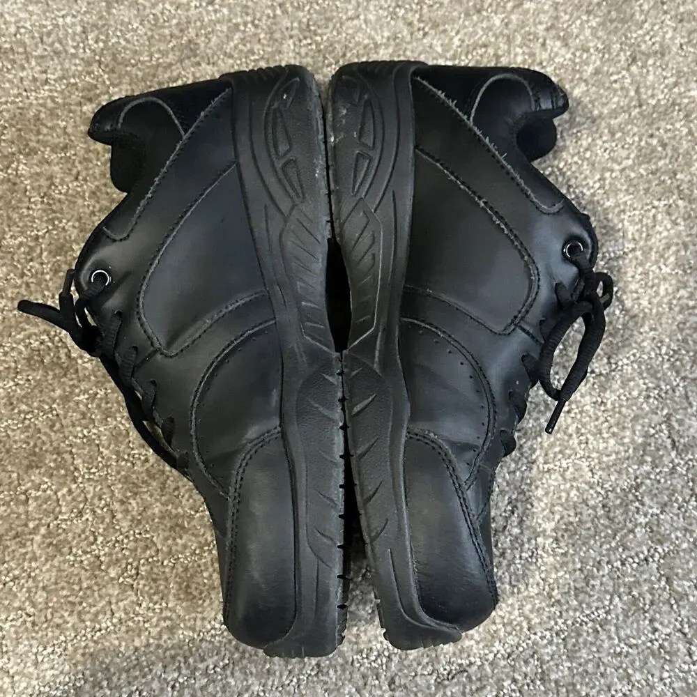 Sr Max Steel Toe SRM 1880 Black Leather Ankle Shoes Work Mens 8 Women 9 41